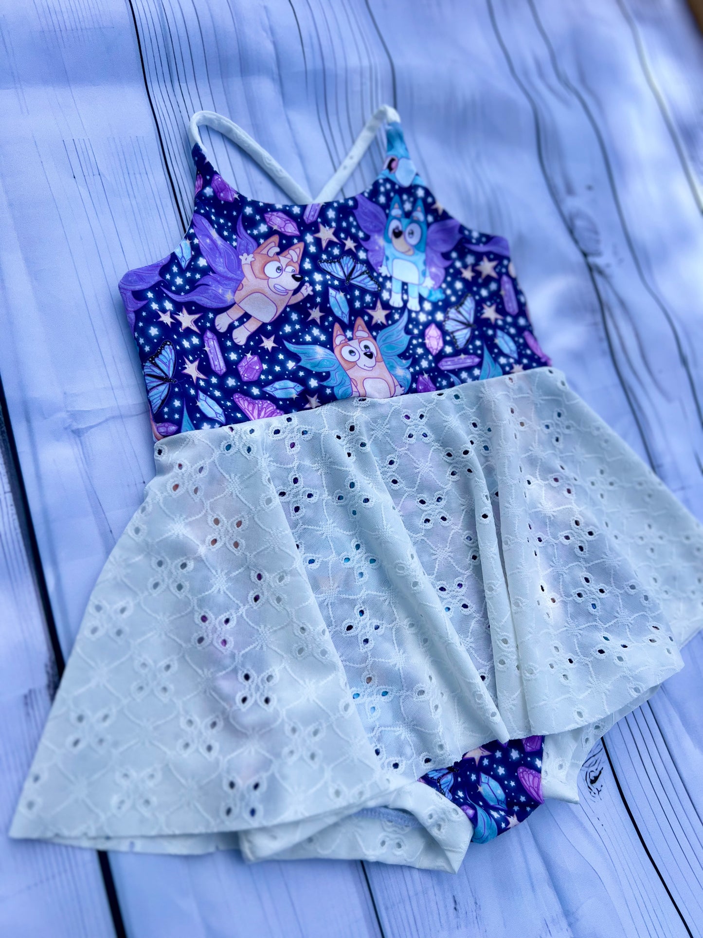 3t crisscross romper