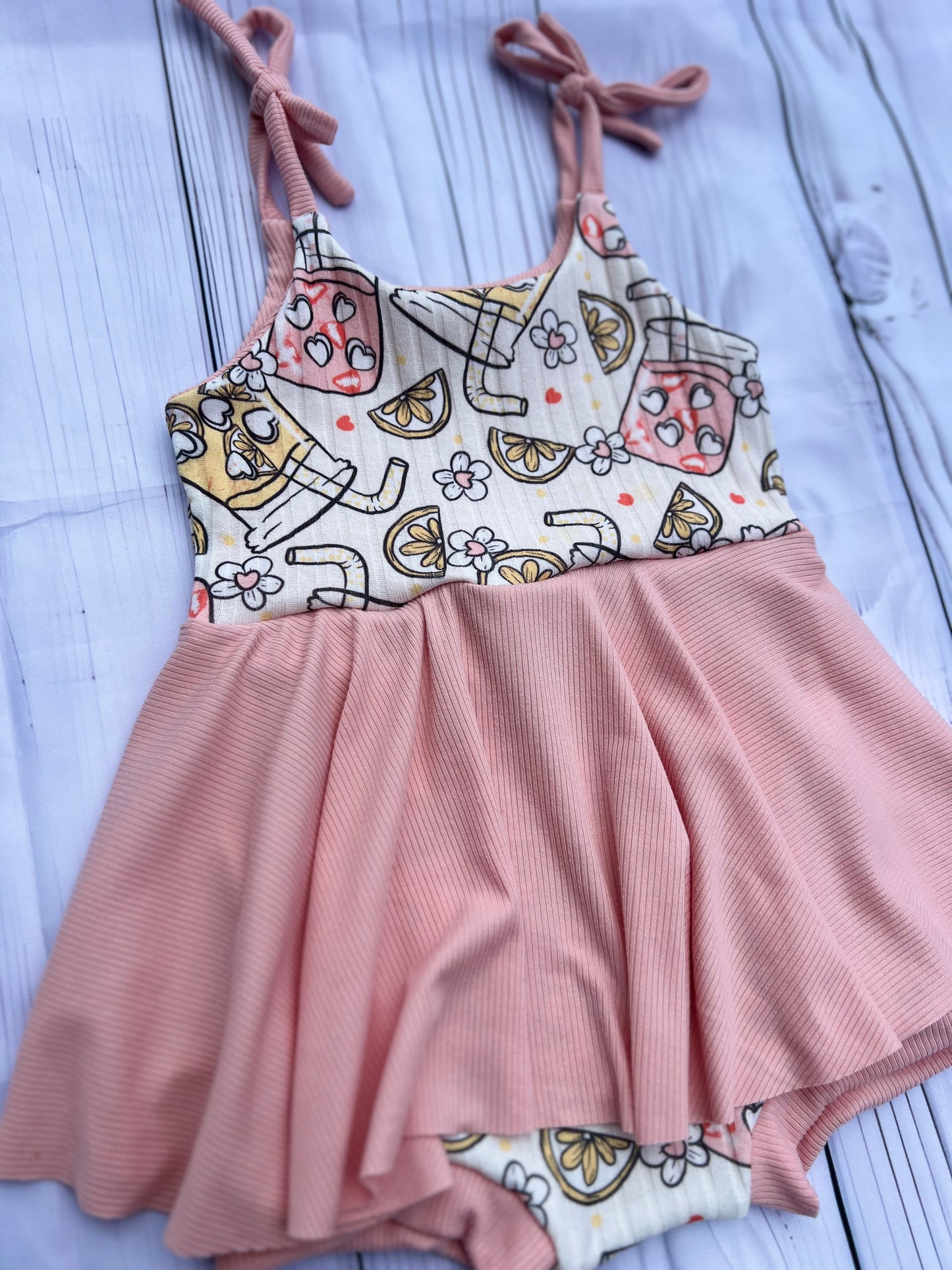 18/24 month tie shoulder romper
