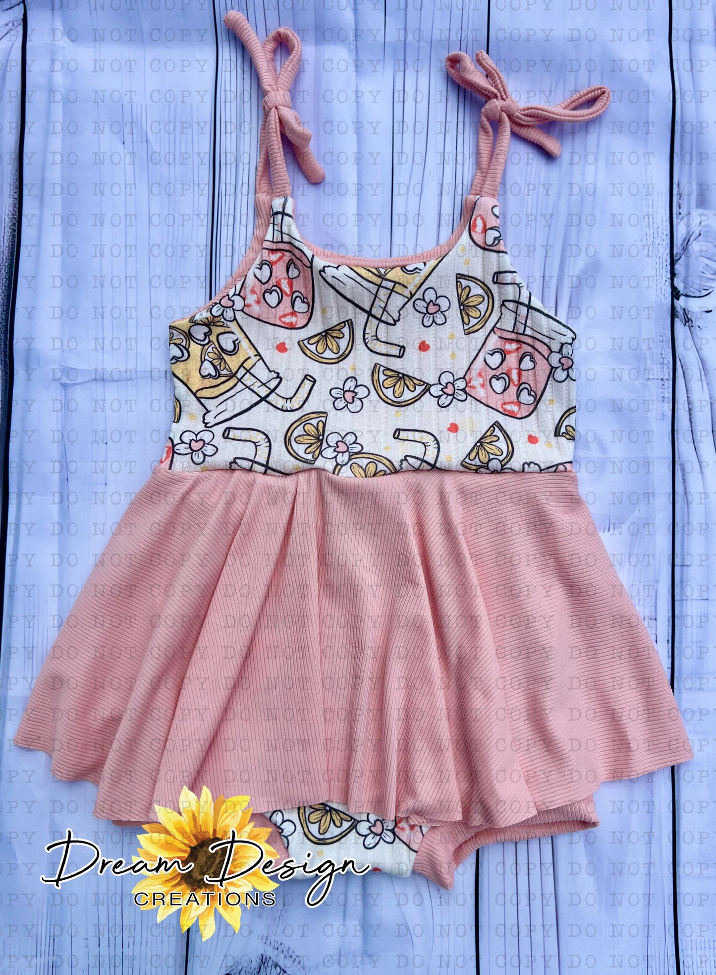 18/24 month tie shoulder romper
