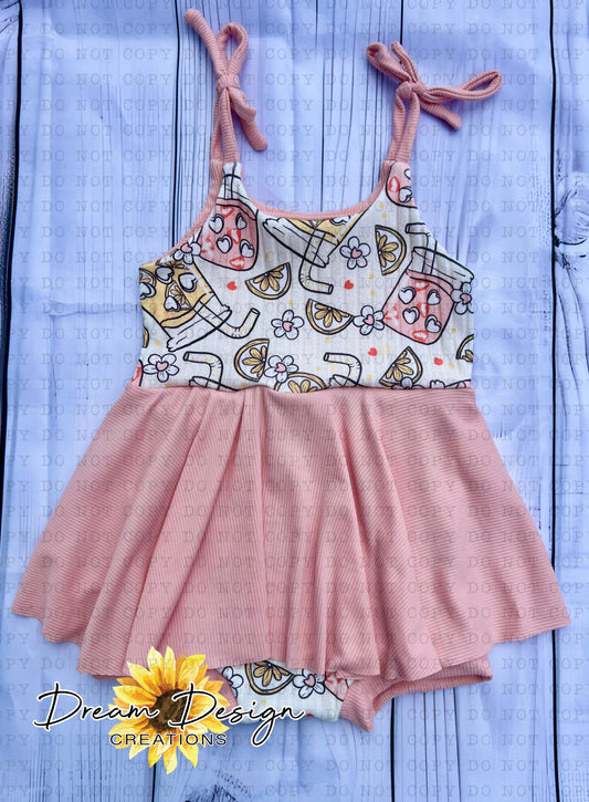 18/24 month tie shoulder romper