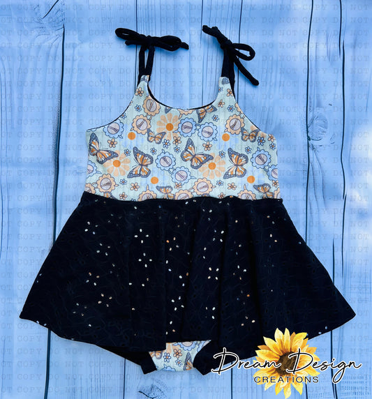 5t Shoulder tie romper
