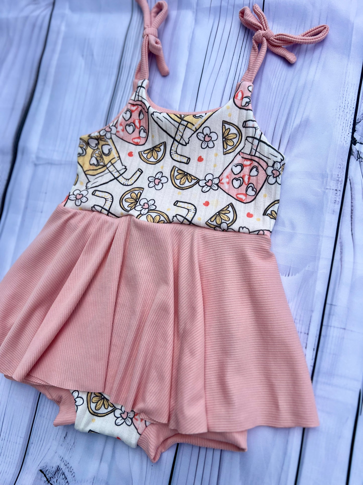 18/24 month tie shoulder romper